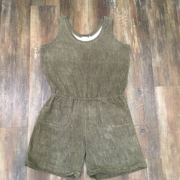 𝅺logo Lori Goldstein French Terry Lounge Romper Size XL - Picture 2 of 6